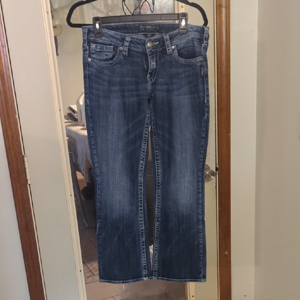 Silver Jeans Blue Straight Leg Denim